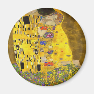 Die Liebhaber küssen Kunstharz akryllische Malerei Magnet