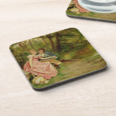 Die Liebhaber (Öl auf Leinwand) Untersetzer (Linke Seite)