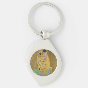 Die Liebhaber, sich küssend, von Gustav Klimt Schlüsselanhänger