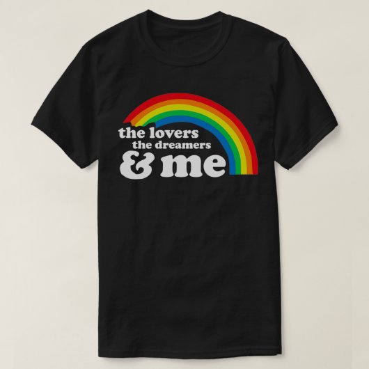 Die Liebhaber träumen und ich Rainbow LGBT Verbind T-Shirt (Design vorne)