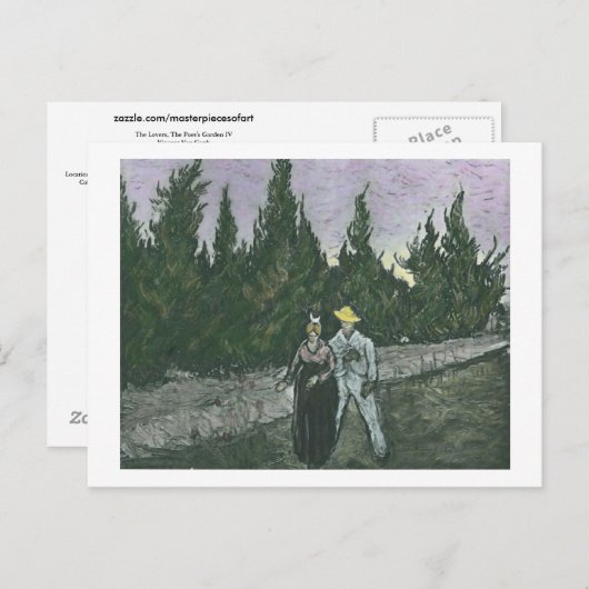 Die Liebhaber Van Gogh Fine Art Postkarte (Vorne/Hinten)