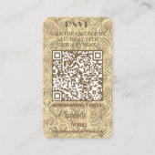 Die Lieblings-Foto-Tarot-Karte | Gold QR Code UAWG Begleitkarte (Vorderseite)