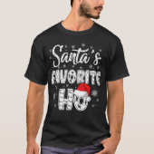 Die Lieblings-Ho-Weihnachtsmannmütze des Weihnacht T-Shirt (Vorderseite)