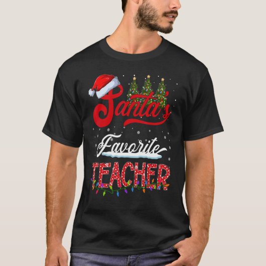 Die Lieblings-Lehrerfamilie des Weihnachtsmannes p T-Shirt (Vorderseite)