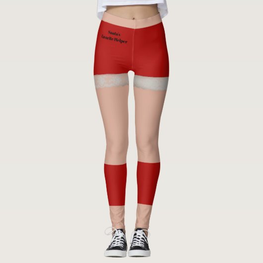 Die Lieblingselfen des Weihnachtsmanns Leggings (Vorderseite)