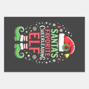 Die Lieblingselfenfamilie des Weihnachtsmanns pass Geschenkpapier Set