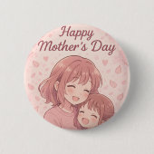 Die Lieblingsfarbenkarte der Mama Button (Vorderseite)