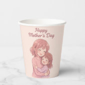 Die Lieblingsfarbenkarte der Mama Pappbecher (Vorderseite)