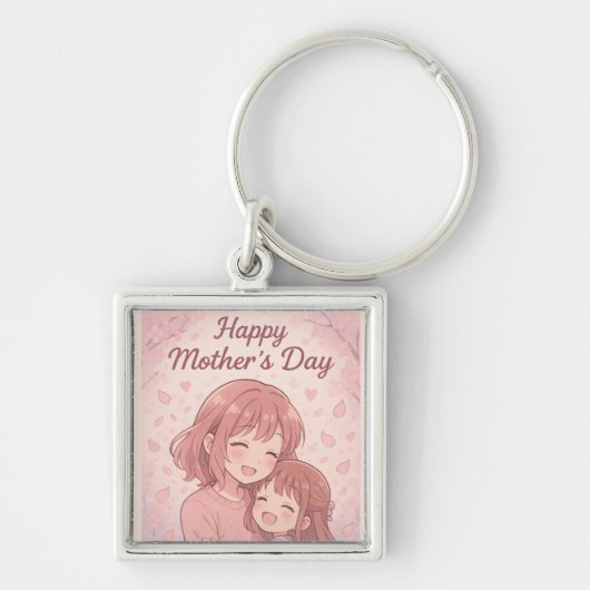 Die Lieblingsfarbenkarte der Mama Schlüsselanhänger (Vorne)
