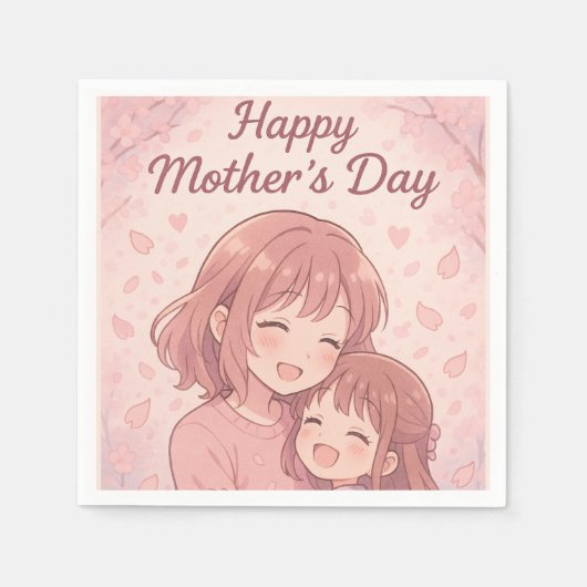 Die Lieblingsfarbenkarte der Mama Serviette (Vorderseite)