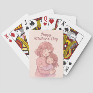 Die Lieblingsfarbenkarte der Mama Spielkarten