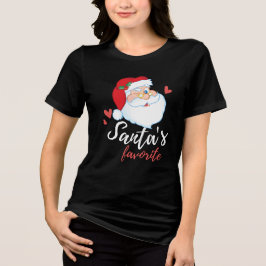 Die Lieblingsfrauen des Weihnachtsmanns Tri-Blend Shirt