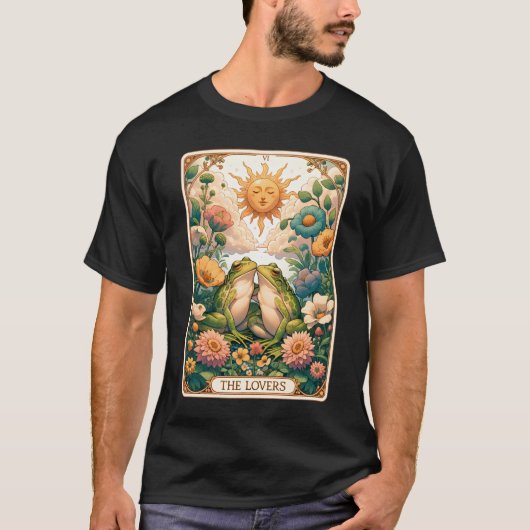 Die Lieblingskarte Frosch Goblincore-Ästhetik des  T-Shirt (Vorderseite)
