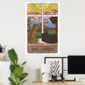 Die Lieblingskatte Tarot Card Poster (Heimbüro)