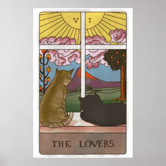Die Lieblingskatte Tarot Card Poster