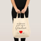 Die LieblingsTasche der Großmutter (personalisiert Tragetasche (Vorderseite (Produkt))