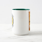 Die LieblingsTasse des Bobs Zweifarbige Tasse (Mittel)