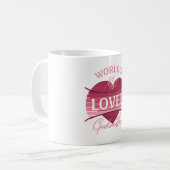 Die Liebste der Welt Kaffeetasse (Vorderseite Links)