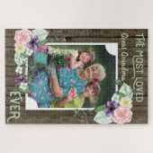 Die liebste Großmutter je Gerahmtes Foto Puzzle (Horizontal)