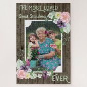 Die liebste Großmutter je Gerahmtes Foto Puzzle (Vertikal)