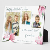 Die liebste Großmutter Rosa Magnolia 3 Foto Fotoplatte (Seite)