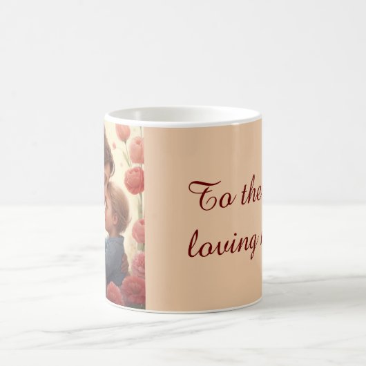 Die liebste Mama - Mutter und Sohn Kaffeetasse (Mittel)
