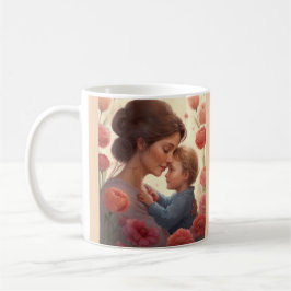 Die liebste Mama - Mutter und Sohn Kaffeetasse