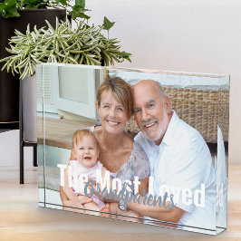 Die liebsten Großeltern der Welt Modernes Foto