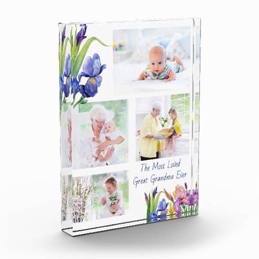 Die liebsten großen Oma Frühlingsblumen Fotoblock (Links)