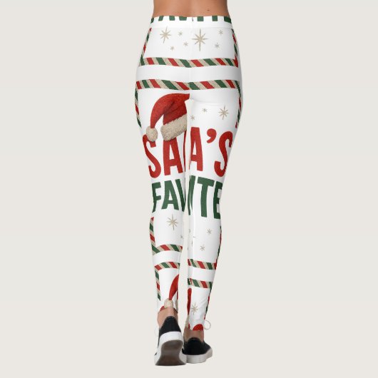 Die liebsten Leggings des Weihnachtsmanns (Rückseite)