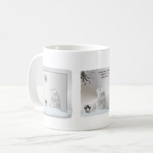Die Lied der Groundhog Kaffeetasse (Vorderseite Links)