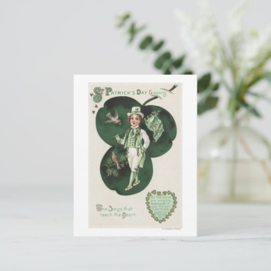 Die Lieder, die das Herz erreichen Postkarte (Stehend Vorderseite)