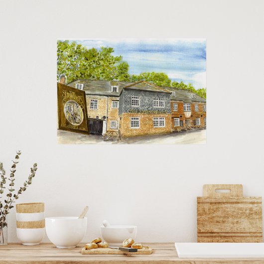 'Die Lieferrechte' Poster (Küche)