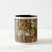 Die Lieferung des Augsburg-Geständnisses Zweifarbige Tasse (Mittel)