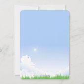 Die Lieferungs-Foto-Posten-Baby-Duschen-Mädchen Einladung (Rückseite)