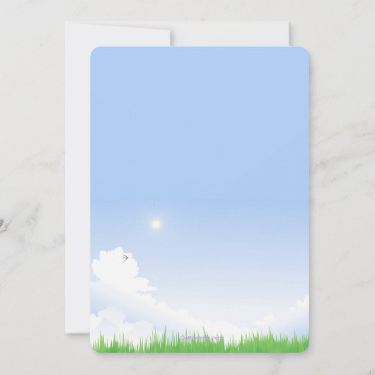 Die Lieferungs-Foto-Posten-Baby-Duschen-Mädchen Einladung (Rückseite)