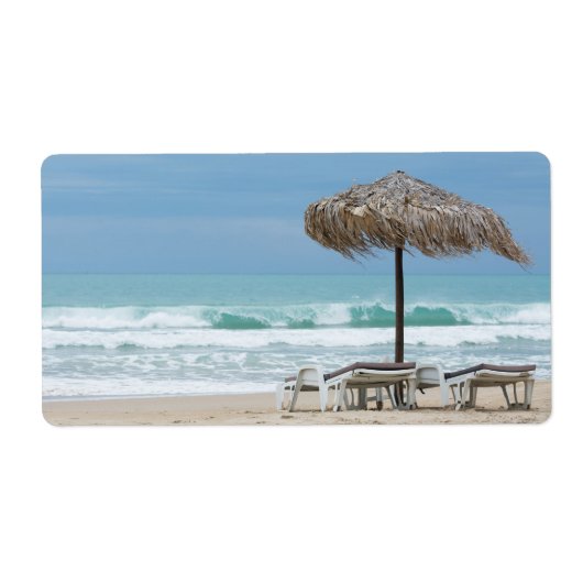 Die Liegestühle am Strand (Vorne)