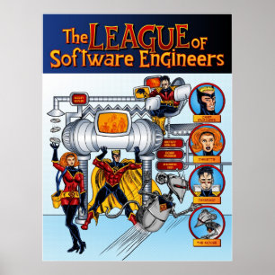 Die Liga der Software Engineers Poster