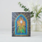 Die Light 3 Kirchenbuntglas Postkarte (Stehend Vorderseite)