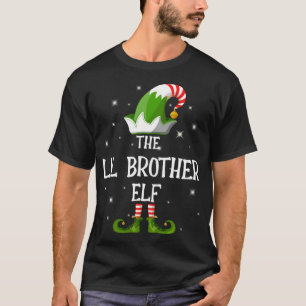 Die Lil Bruder Elf Familie passt Weihnachten T-Shirt