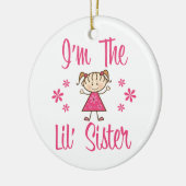 Die Lil-Schwester Keramikornament (Links)