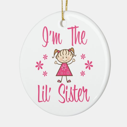 Die Lil-Schwester Keramikornament (Links)