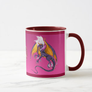 Die lila Drache-Tasse Tasse