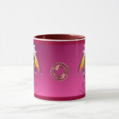 Die lila Drache-Tasse Tasse (Zentrum)