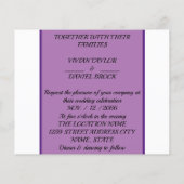 DIE LILA EINLADUNG FLYER (Hinten)