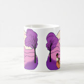 Die Lila Farbe Kaffeetasse (Mittel)