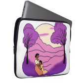 Die Lila Farbe Laptopschutzhülle (Vorne Rechts)