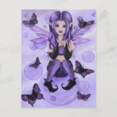 "Die Lila Fee"-Postkarte Postkarte (Vorderseite)