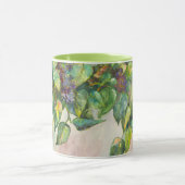 Die Lila ist eine violette Quelle Tasse (Zentrum)