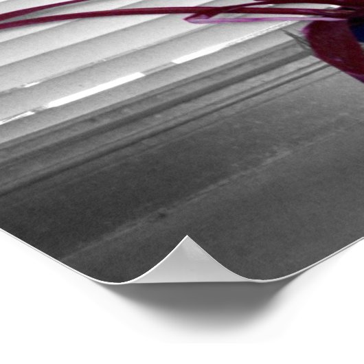 Die Lila Pflanze Poster (Ecke)